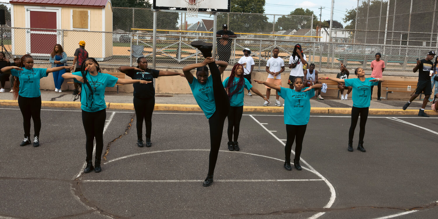 Beacon’s Finest Step Team performed inventive routines to support the fundraiser.