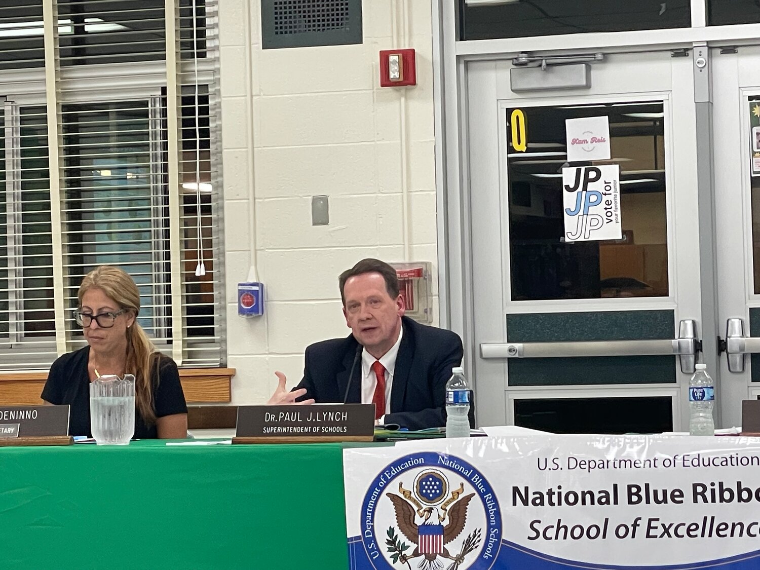 Superintendent Paul Lynch discussed the themes for the new school year at the Sep. 13 Board of Education meeting.