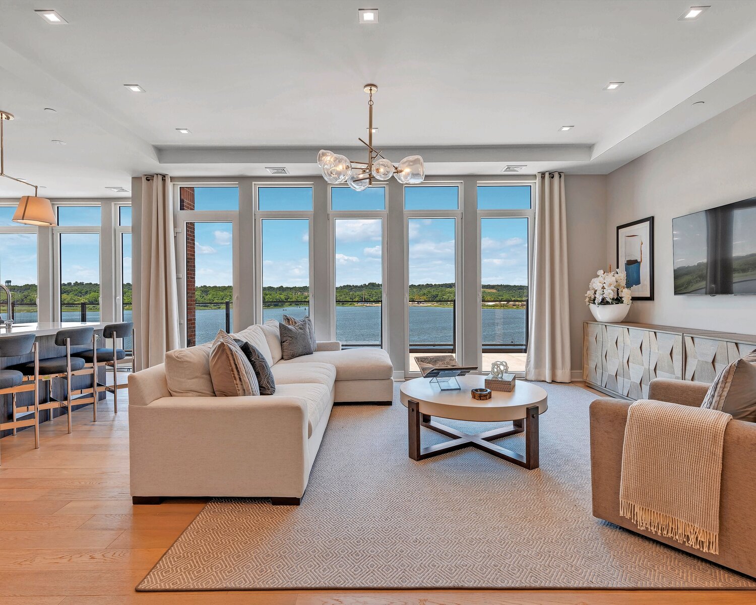Each condominium at The Residences has a direct view of Hempstead Harbor.