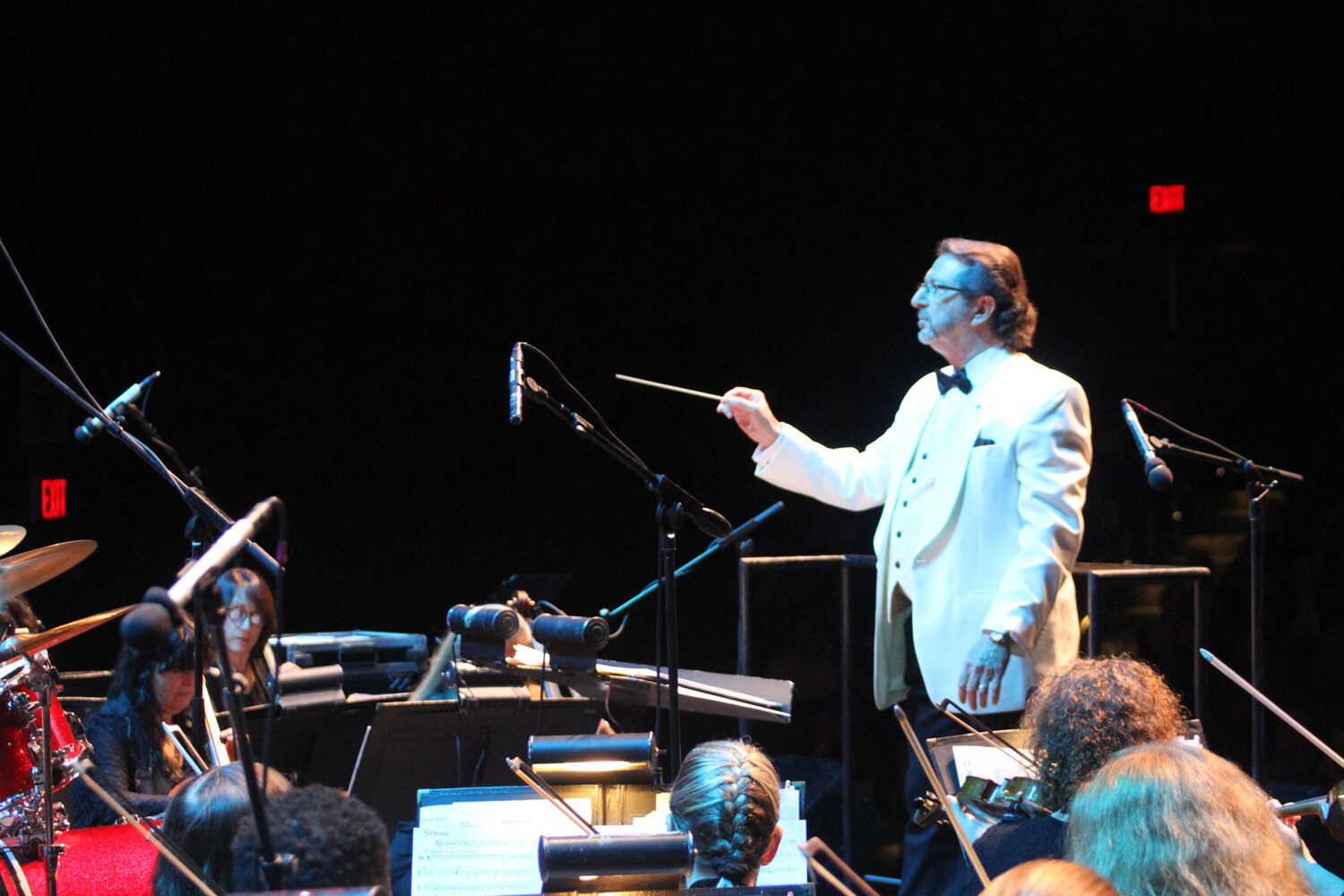 Maestro Louis Panacciulli conducts the Nassau Pops Symphony Orchestra, which he refers to as his “family.”