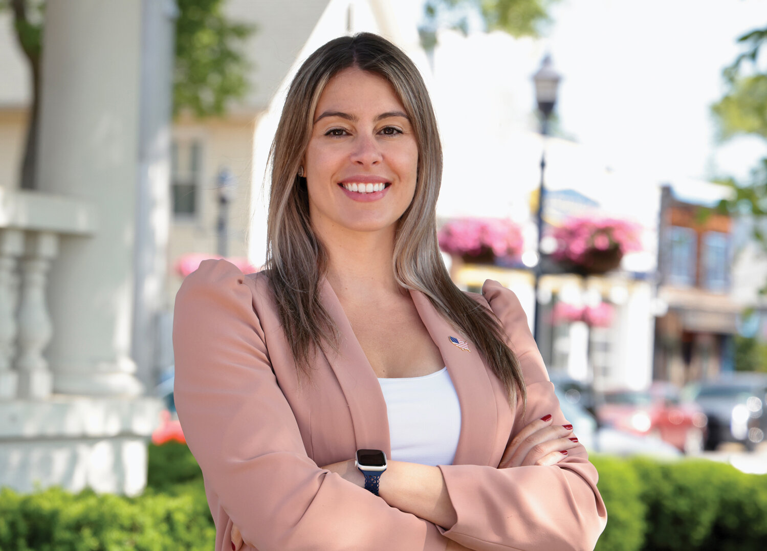 Samantha Goetz might be new to running a race, but she’s not new to government — the kind of experience she hopes to bring as a Nassau County Legislator.