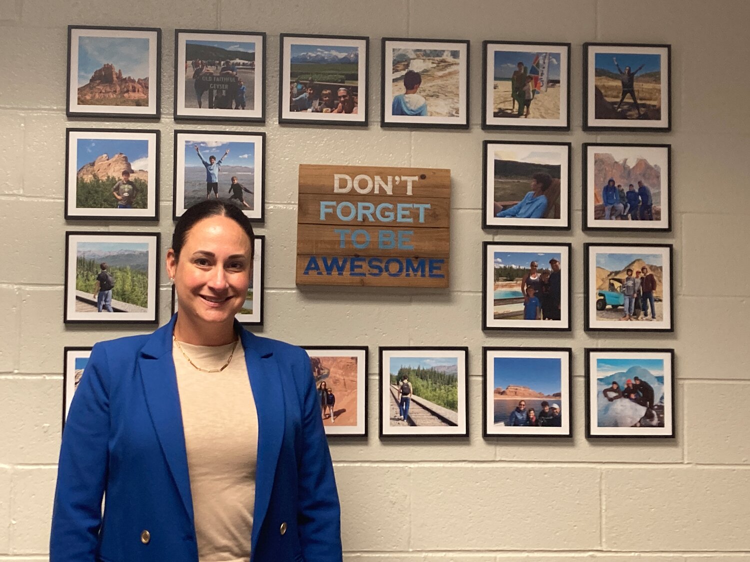 Melissa Argaman, the new principal at Oyster Bay High School, has been working for the district since 2021.