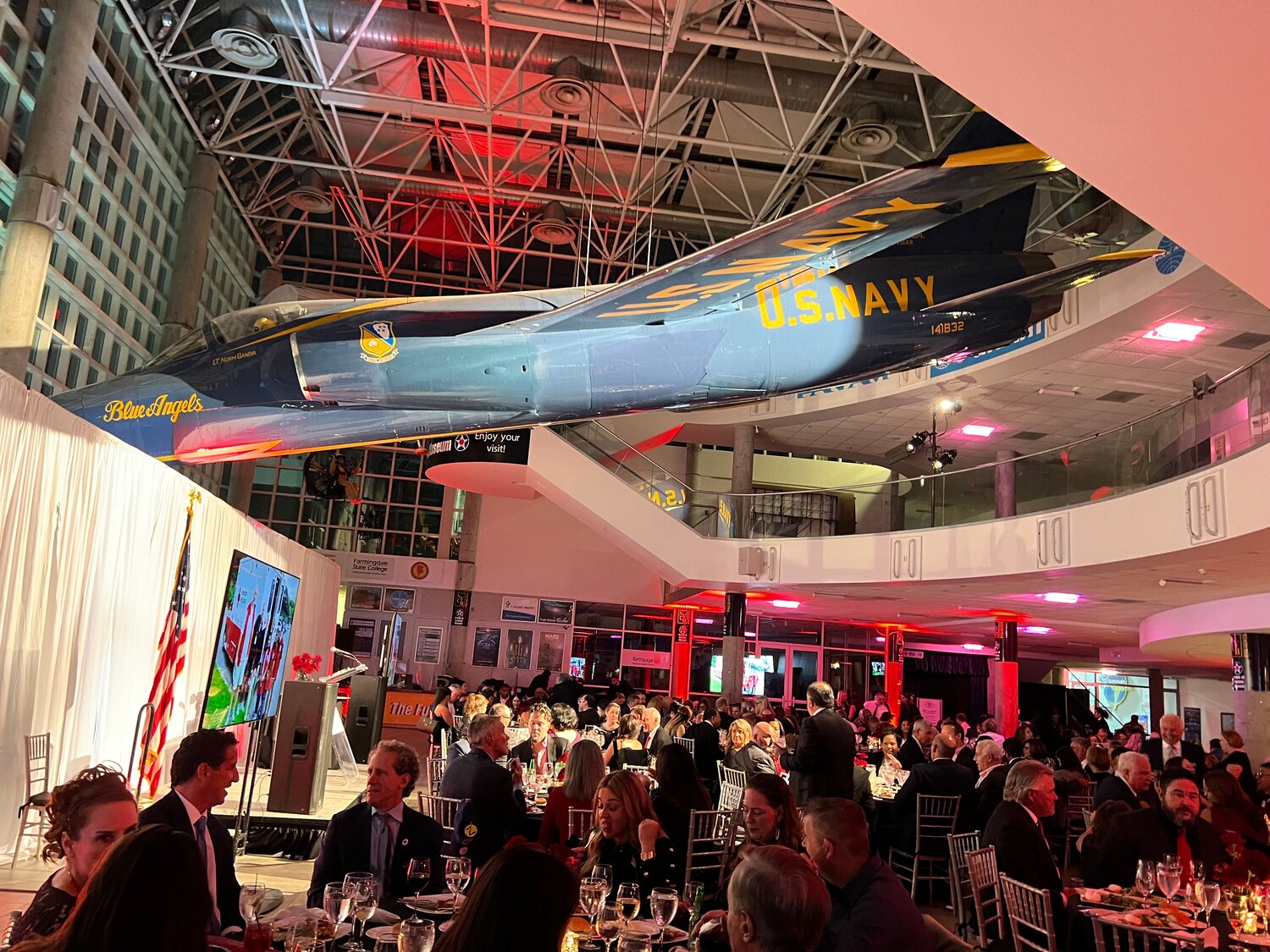 The elegant American Red Cross Long Island Heroes Celebration took place at the Cradle of Aviation Museum, in Uniondale, on Oct. 26.