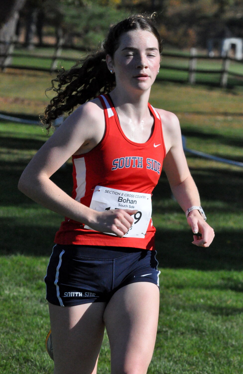 Claire Bohan paced the Cyclones to a fourth consecutive county crown and also a state qualifier team title.