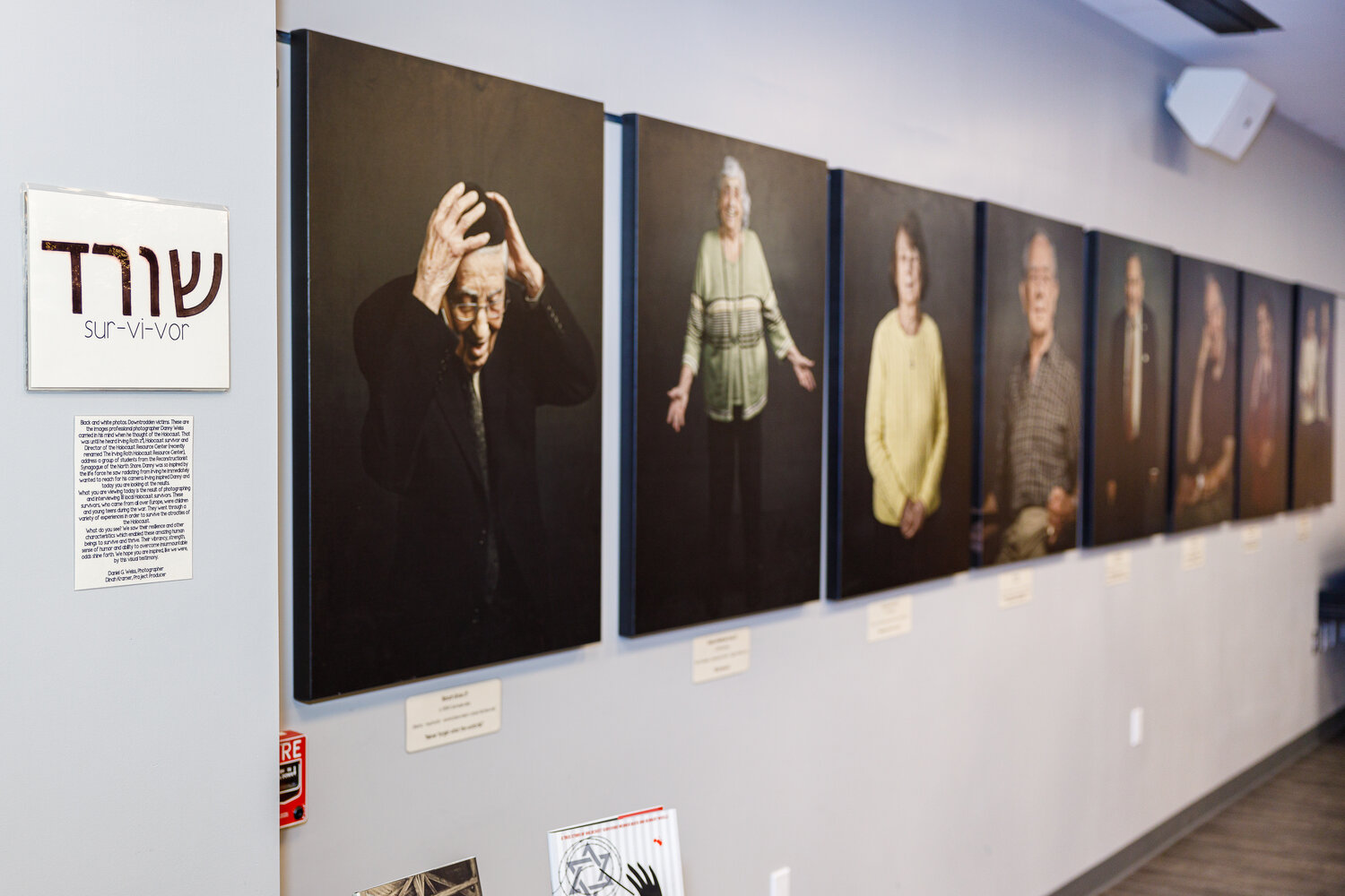Through the end of November, the Merrick Library is hosting ‘Portraits of Survivors,’18 photographs of Holocaust survivors.