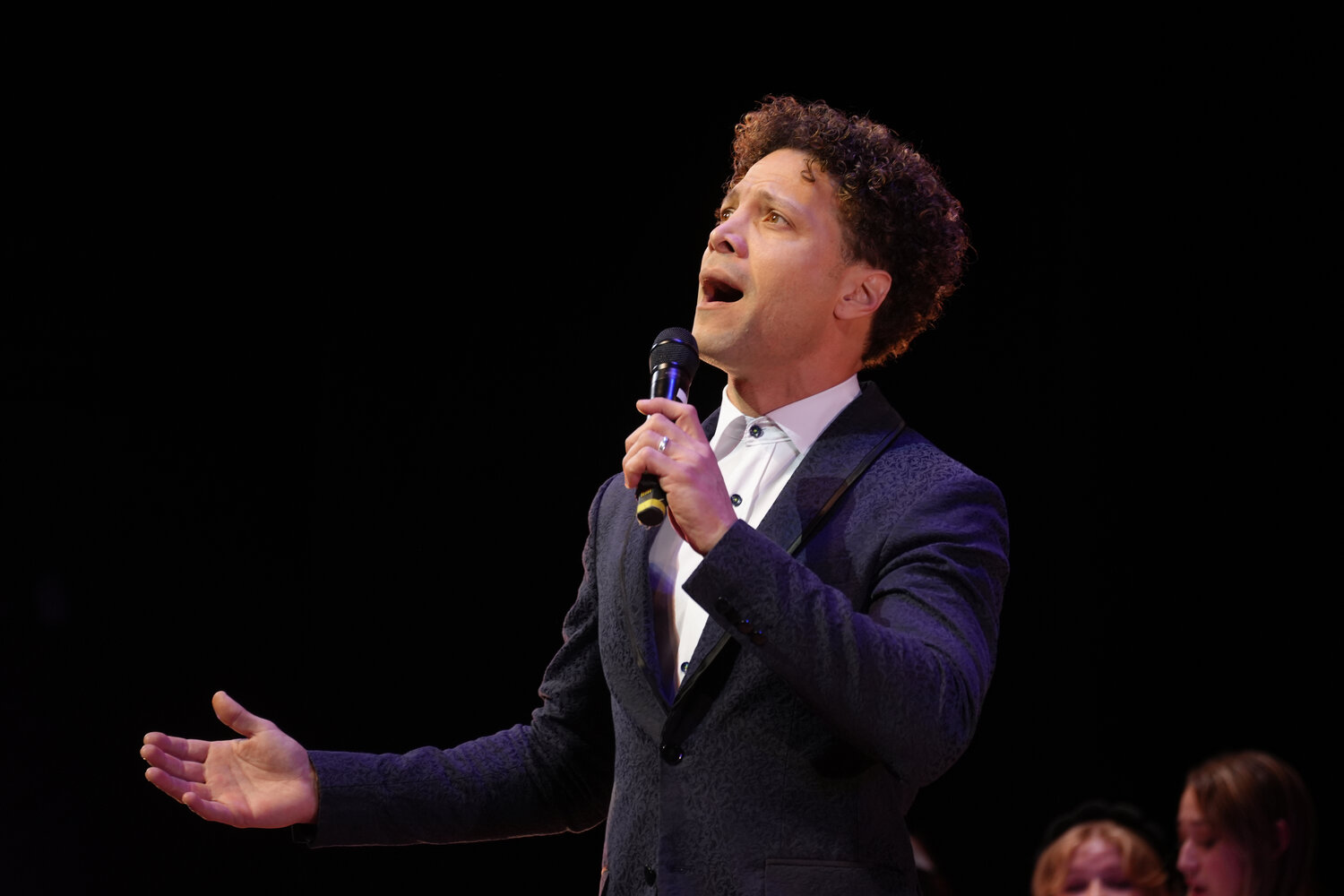 American Idol star Justin Guarini performs in the Broadway Revue at the Madison Theatre.