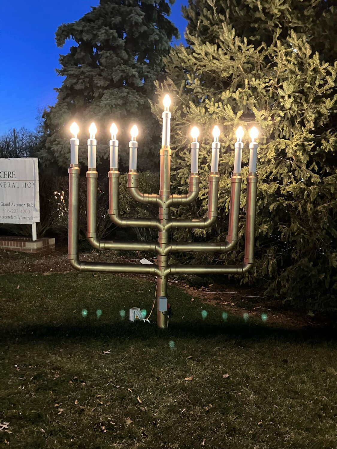 This year’s South Baldwin Jewish Center’s candle lighting will occur on Dec. 7 at 6:45 p.m. at the Baldwin Train Station.
