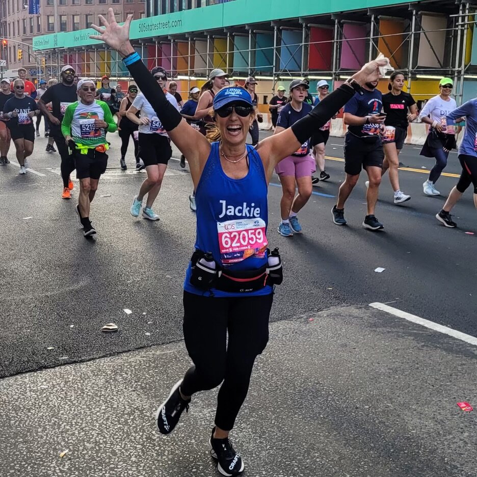 Jackie Fagan ran her first-ever marathon — and it was the NYC Marathon.