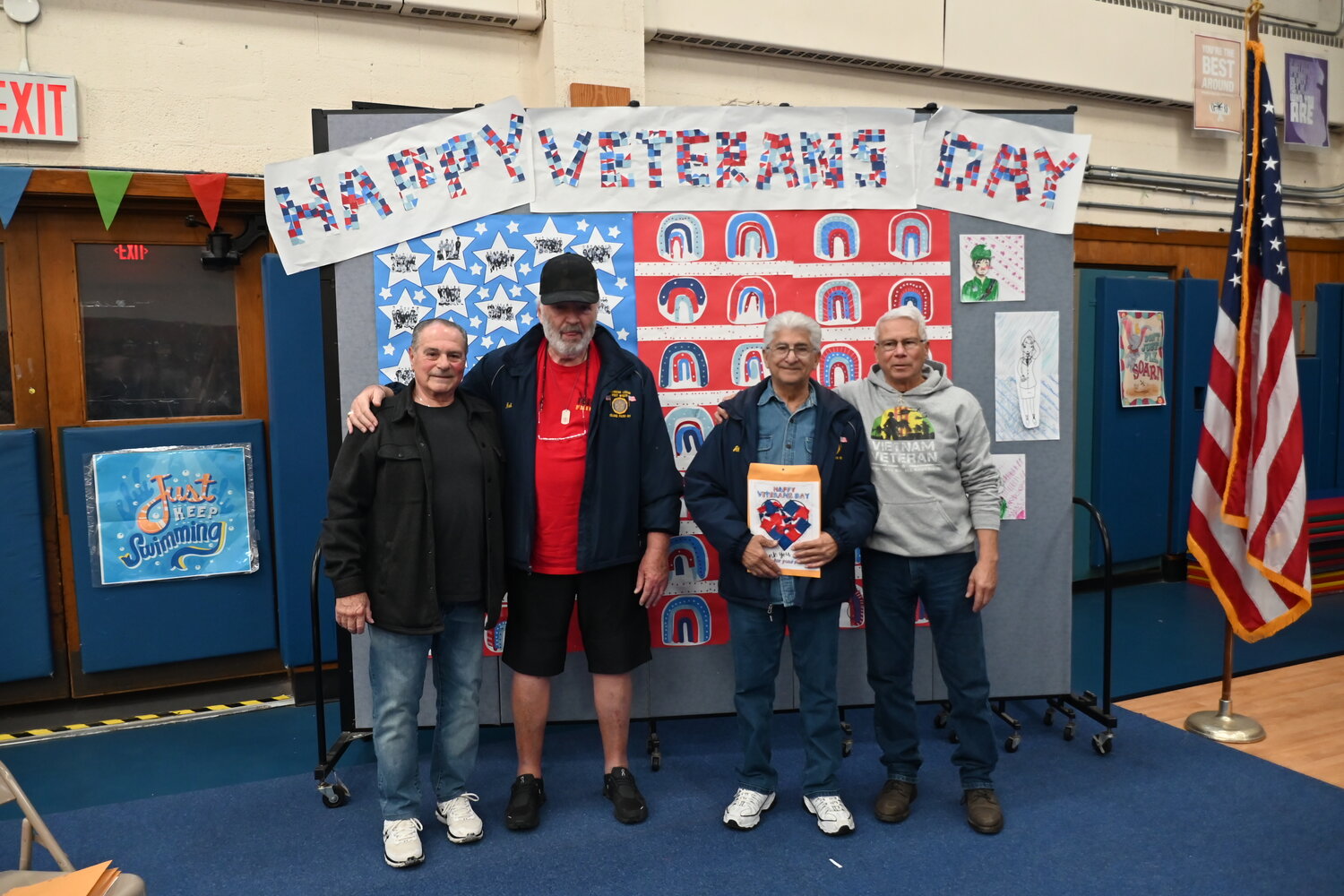 Local vets enjoyed the Veterans Day activities.