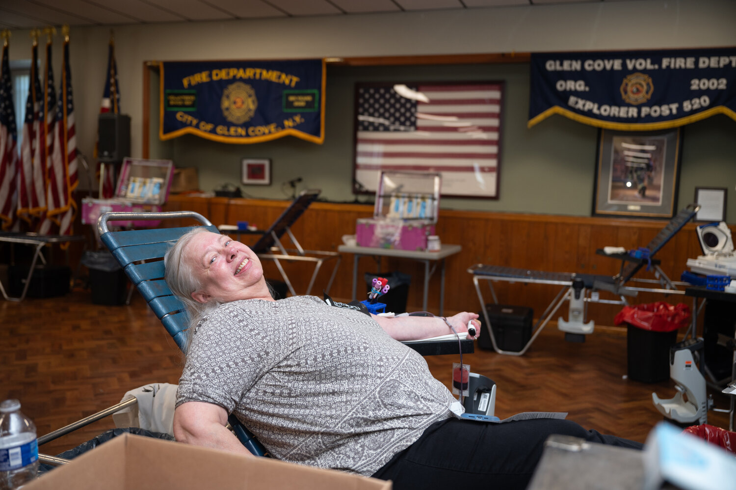 Although Karen O’Mara Swett is a Sea Cliff resident, the mother of three knows how vital blood donations are.