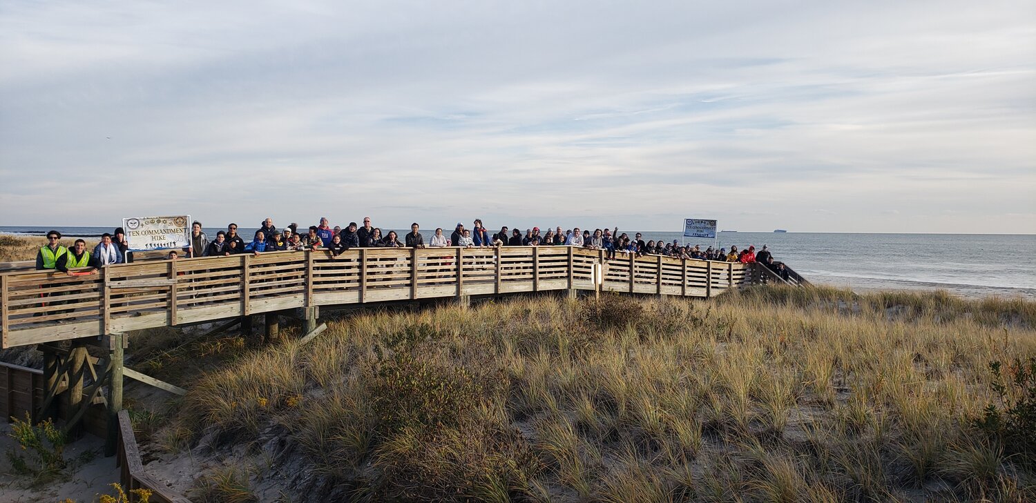 Scouts across Nassau County took part in a “Ten Commandment Hike” on Black Friday to learn — and walk — on the boardwalk.