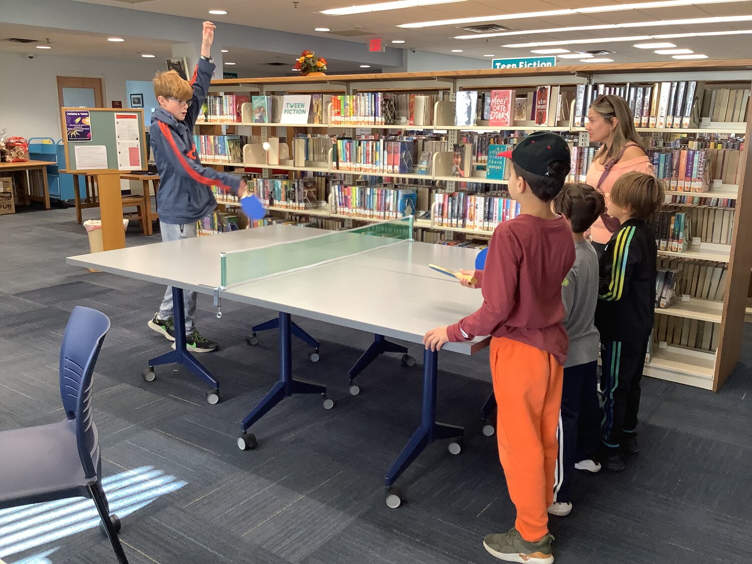 Island Park library patrons enjoyed the fun and competitive environment