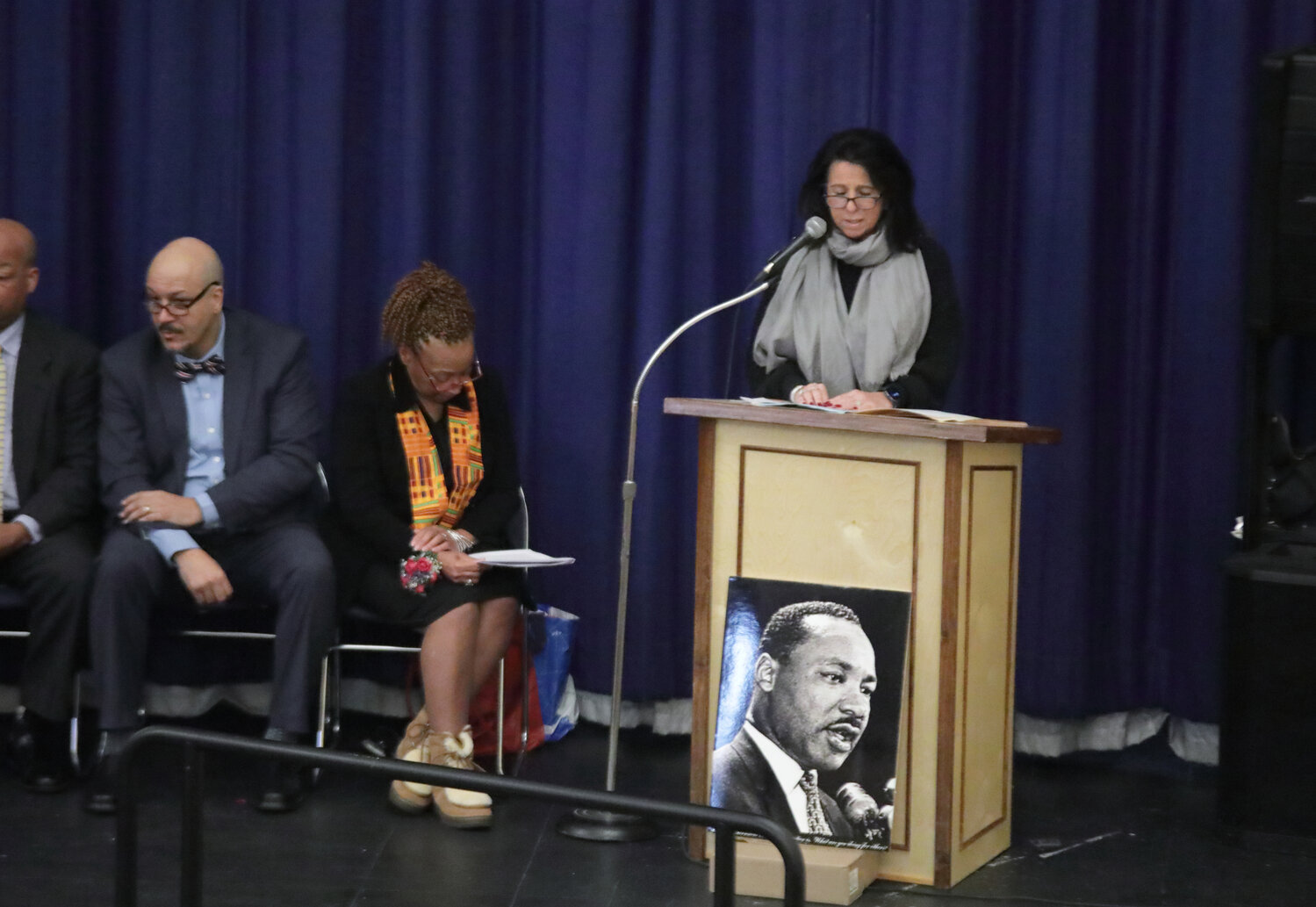 Maria Rianna spoke about the day’s significance, and the importance of continuing to celebrate King’s legacy.