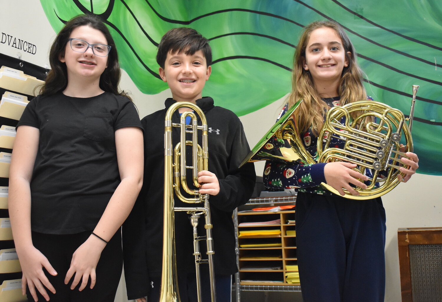Seaford Manor Elementary School All-County musicians.