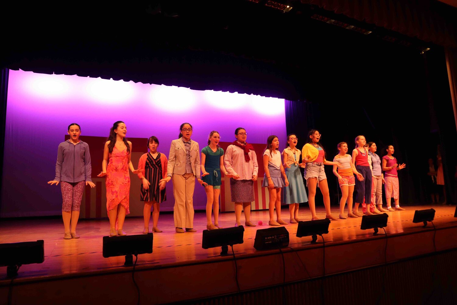 Performers from Wisdom Lane Middle School brought the story of an unexpected lawyer to life on the stage in their production of 'Legally Blonde Jr.'