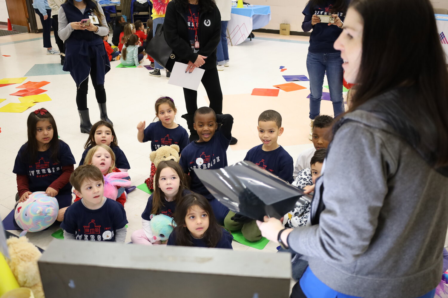 Riverside students were excited to learn about x-rays and medical imaging during the Teddy Bear Clinic on Jan. 19.