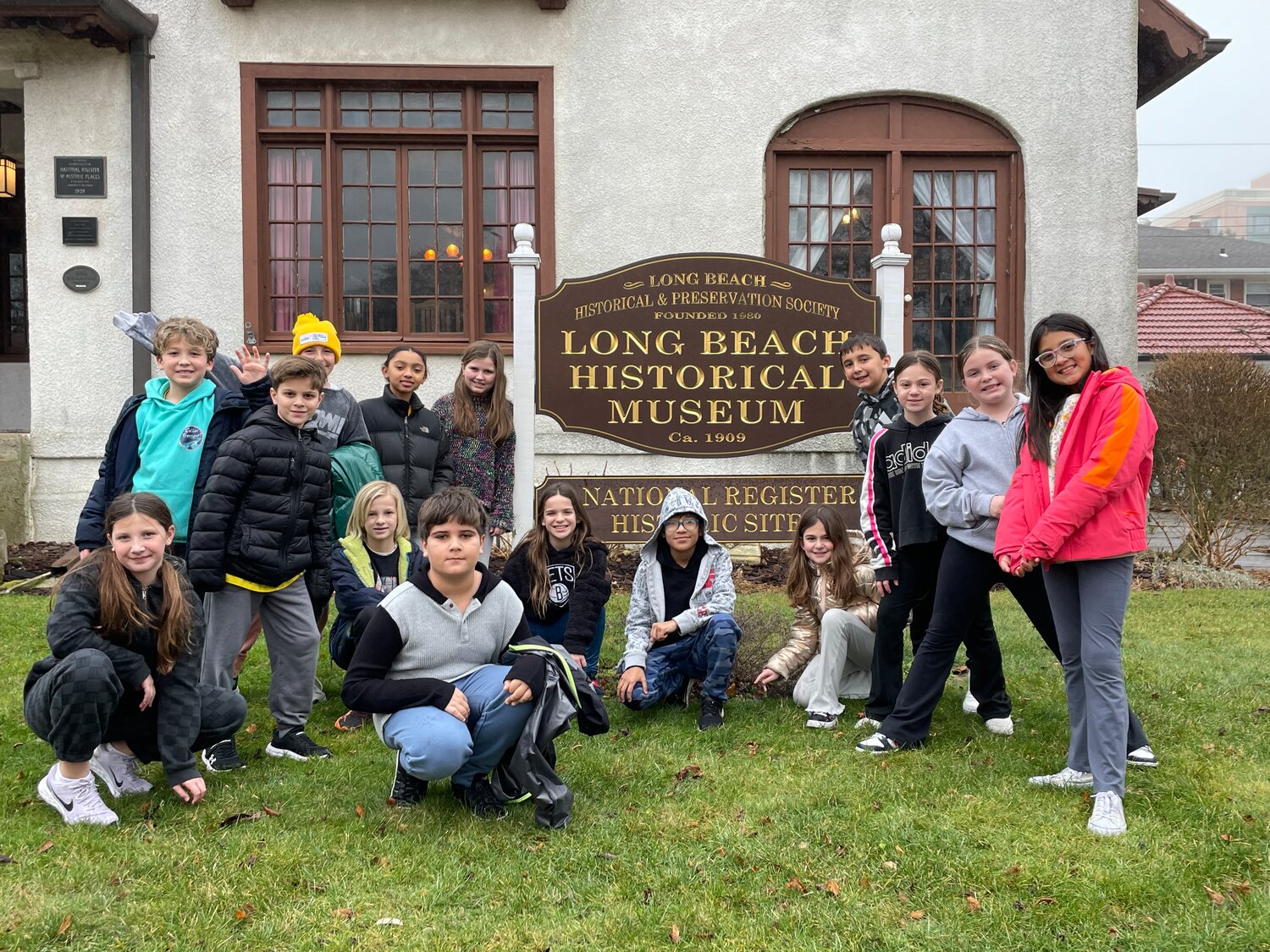 Local students took a trip to the Historical Society for a lesson on their city.