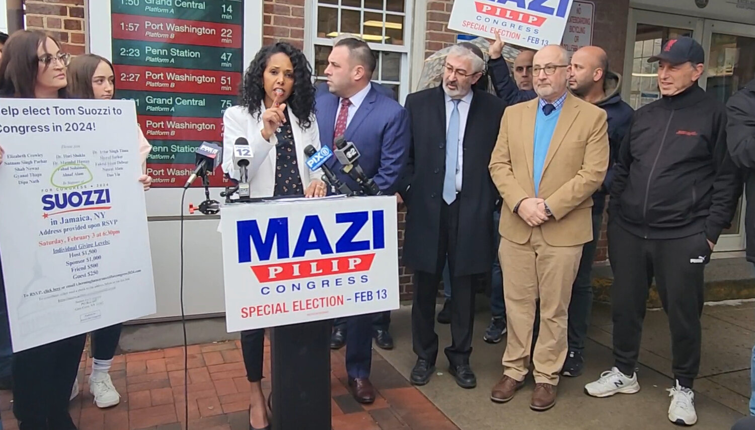 Mazi Pilip’s campaign says law-abiding citizens should have a route to have access to guns, but not automatic assault weapons.