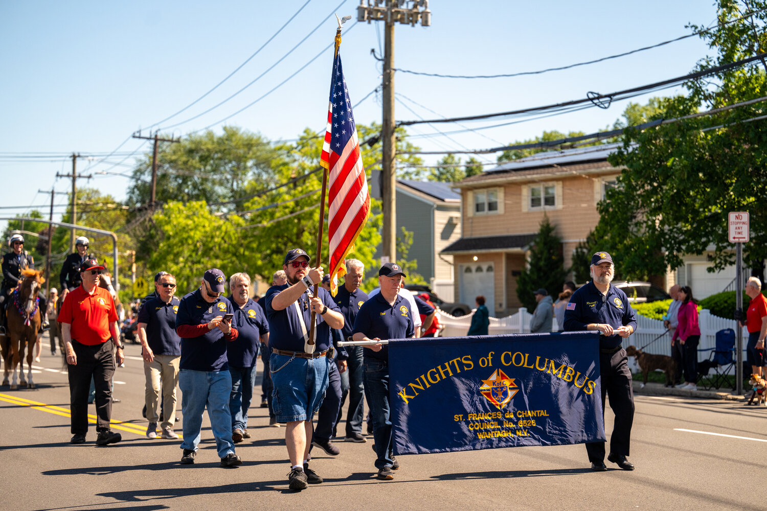 The event featured several community organizations marching to honor heroes.