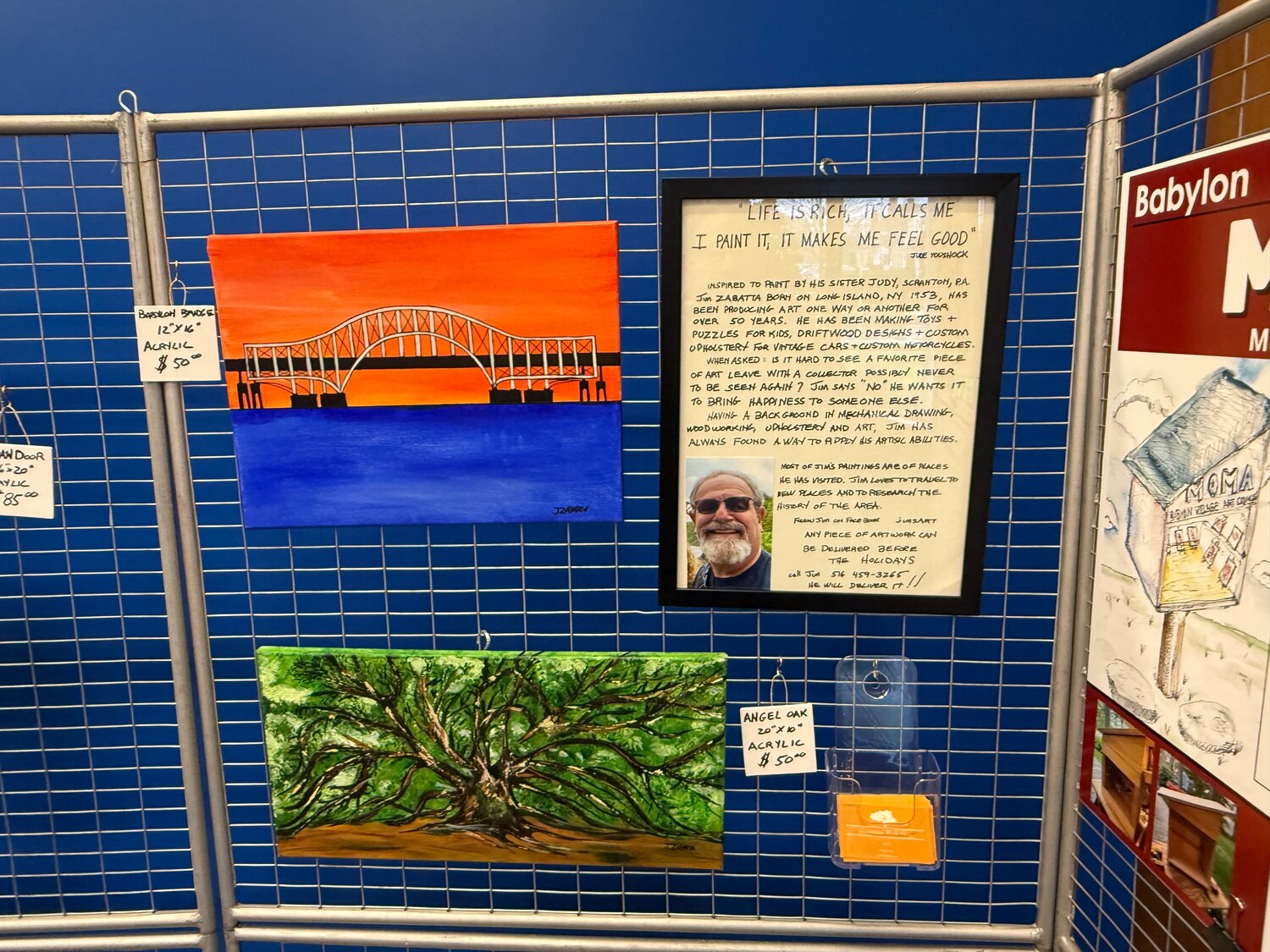 Valley Stream artist Jim Zabatta to debut solo show benefiting Historical Society