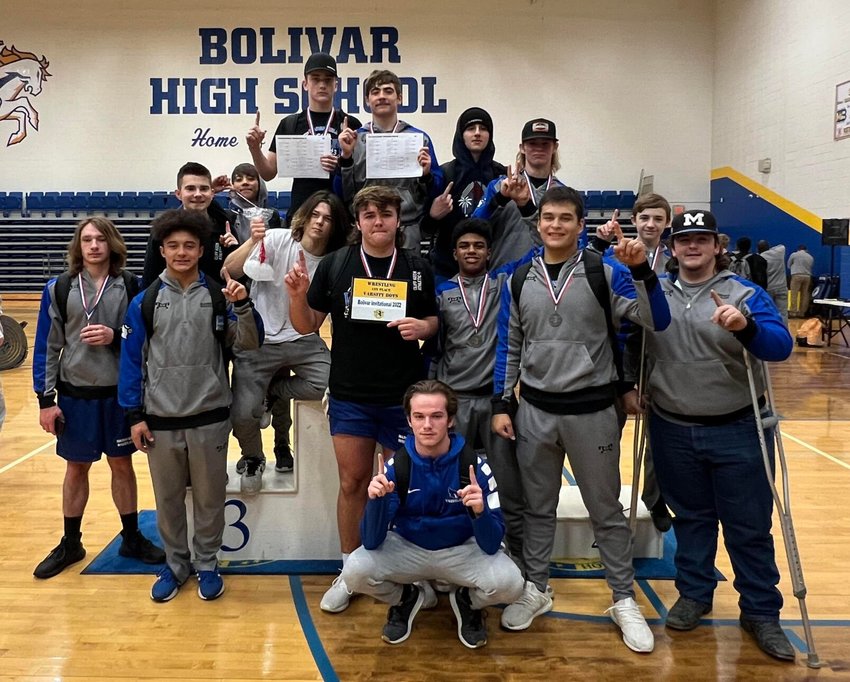 Several blue jays claimed wins at the wrestling tournament in Bolivar on Saturday December 3, 2022. &ldquo;After his (Garron Whitlock) first period pin we had the lead&hellip;&rdquo; reflected a proud Coach Holt.