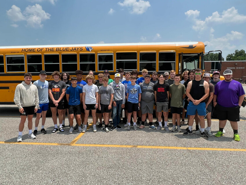 30 Marshfield students recently attended the NEO A&amp;amp;M Wrestling Camp in Miami, Oklahoma.&nbsp;   Contributed Photos by Matt Holt