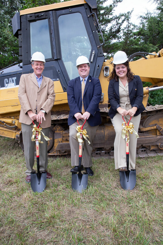 (From left to right) Rep. John Black, Sen. Curtis Trent, and Rep. Hannah Kelly were present on Tuesday, August 15, to participate in a Groundbreaking Ceremony for Choices Pregnancy Center. The new Center will provide much-needed space for classes, administrative offices, storage, new programs, and expansion of current programs.&nbsp;   Contributed Photos by In My Heart Photography.