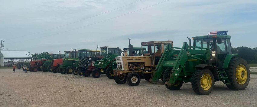 Tractors from as far as Imperial, Mo. made the trek to Conway to participate in the Ozarks Tractor Cruise on Saturday, Sept. 23.   Contributed photos by Mandy Clark-Duncan