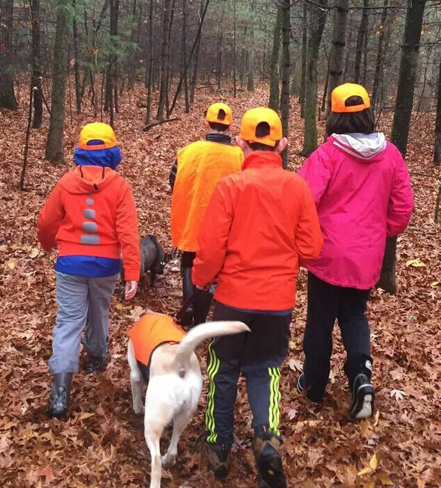 The Missouri Department of Conservation wishes to remind non-hunters to practice safety measures outdoors during hunting seasons, such as wearing bright orange clothing to be more visible to hunters.   Contributed Photo