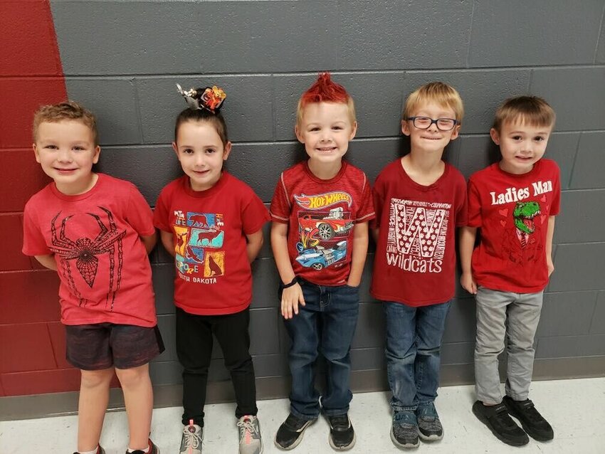 Logan-Rogersville elementary students proudly wear their red in honor&nbsp;of the nations largest and longest running drug-use prevention campaign.   Contributed Photo