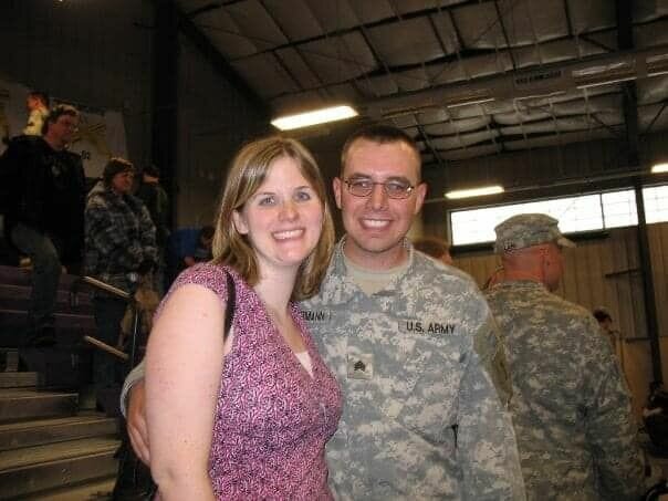 Sergeant&nbsp;Scott Beiermann shown here with his wife, Leah, in between his two tours of Iraq.&nbsp;   Contributed Photo by Leah Beiermann
