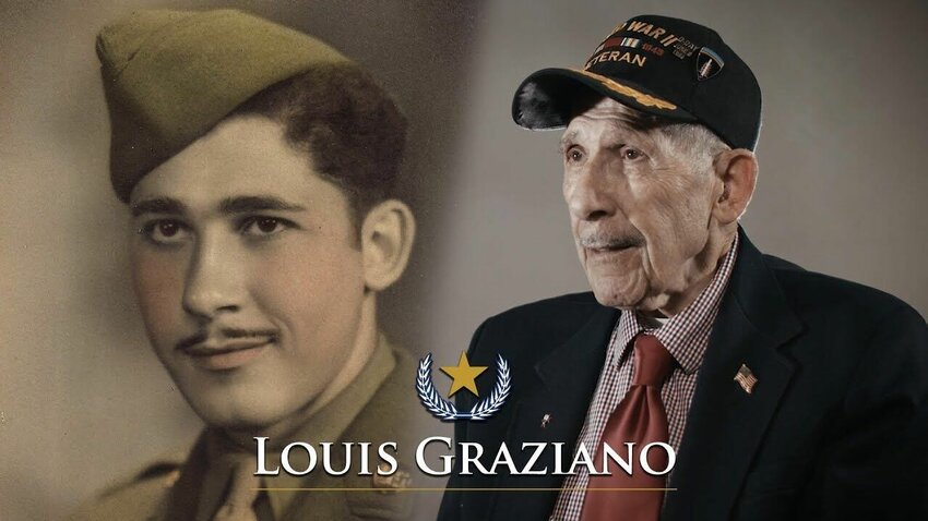 Then and now: Graziano was drafted into the army in 1943 and details his journey throughout the war and beyond in his memoir, &ldquo;A Patriot&rsquo;s Memoirs of World War II: Through my eyes, heart, and soul&rdquo;