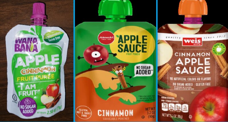 In November 2023, the FDA issued a product recall on WanaBana, Schnucks, and Weis brands of apple cinnamon puree after finding high amounts of lead in their products. It has caused over a hundred probable cases of lead poisoning, including five children in Missouri. For a complete list of affected products, visit the FDA's website.   Contributed Photos