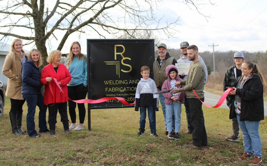 On a chilly afternoon on Dec. 28, the Marshfield Area Chamber of Commerce welcomed RS Welding and Fabrication at 495 Jump Rd. The event was capped off with a ribbon-cutting.   Mail Photos by J.T. Jones