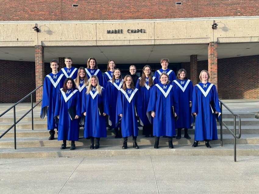 Marshfield choir students participated in the Invitational Honor Choir hosted by Southwest Baptist University earlier this month.&nbsp;   Contributed photos