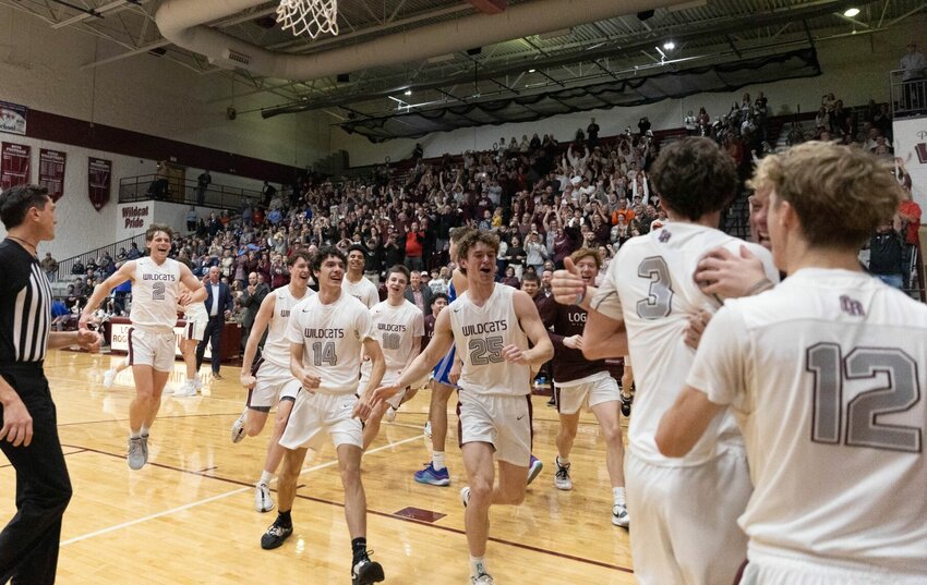The Logan-Rogersville Wildcats celebrate the win over Father Tolton Regional Catholic on their home court, sending them to their 7th final four appearance in program history.


Photo by Greenbox Photography