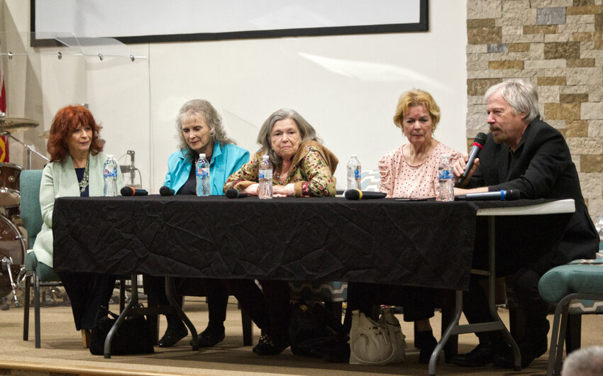 Beverly Washburn, Karolyn Grimes, Mimi Gibson, Cynthia Pepper and Stanley Livingston were on the panel that discussed &ldquo;Remembering the Westerns and Cowboys of Yesteryear&rdquo; on April 25.   Mail Photos by Chris Roden