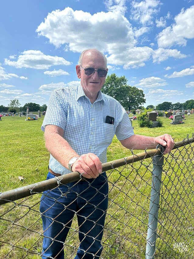 Jerry Rader, of Webster County, has long spent his Memorial Day weekends at the local cemetery for decades.   Contributed Photos by Kaitlyn McConnell