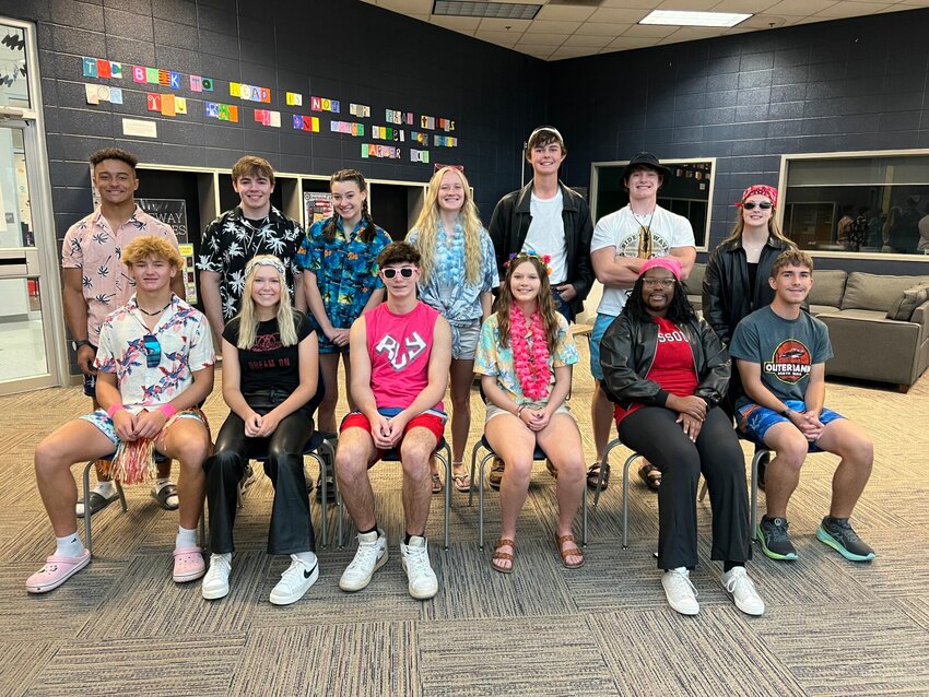 The Marshfield Homecoming king and queen will be crowned prior to the football game on Friday. Pictured is this year's court. Front Row: Nolan Loe, Miley Austin, Ryley Steimel, Karleigh Englehart, Saquiyah Francois, and Doug Lee. Back Row: (Senior King/Queen Candidates) Tyce Jones, Aidan Clark, Brilynn Joyce, Cora Johnson, Boone Manary, Carter Pruitt, and Allie Tackett. (Not pictured Rosemary Smith).


Photo by Breanne Rost