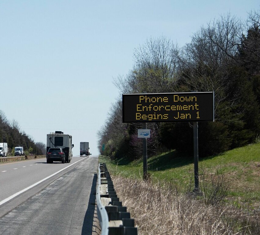 Enforcement of the Siddens-Bening Hands Free law begins January 1. Make good choices when you're behind the wheel; buckle up and always keep your phone at your side.   Photo Courtesy of&nbsp;MoDOT