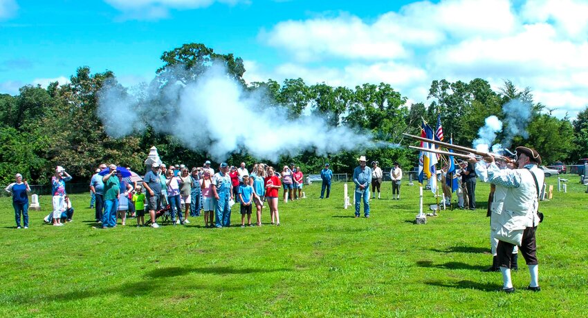 Around 50 descendants, friends, and community members came together for the special  ceremony, honoring Thomas Marlin (1782&ndash;1861), one of the earliest settlers along the upper Big  Niangua River.