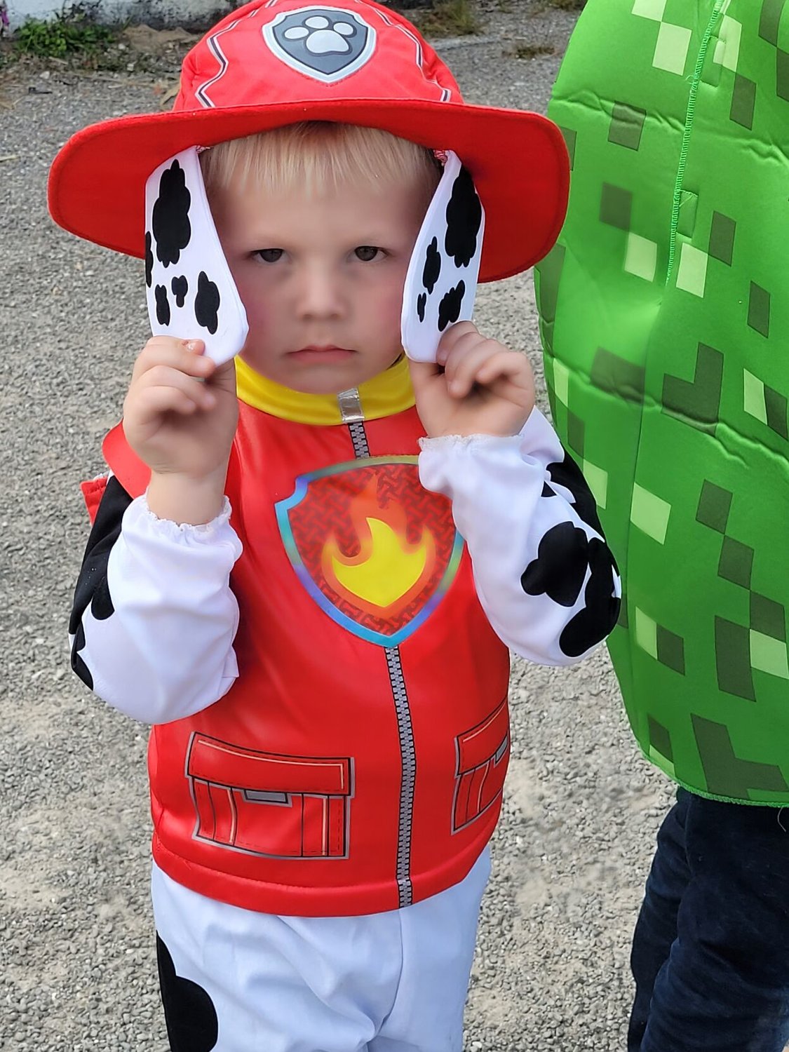 Puppy power! Carter Booyer sports his Paw Patrol costume at the Niangua Fall Festival Costume Contest.