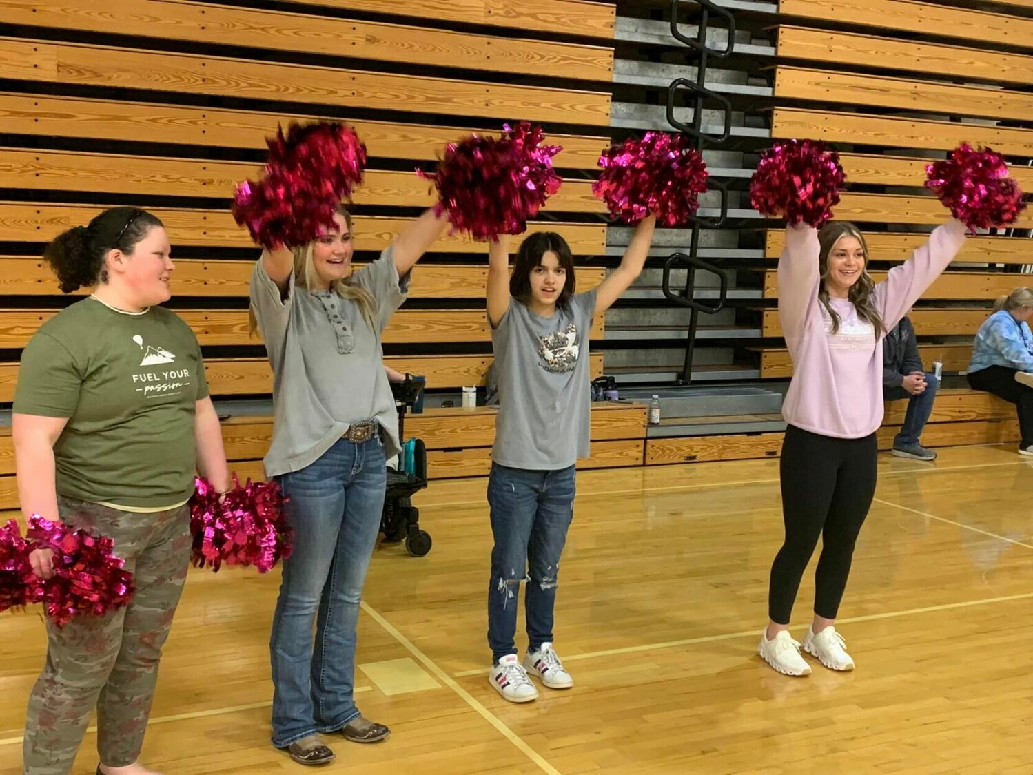 Senior Macie James hosted an “Inclusion Revolution” event on March 9 in the high school gymnasium, benefitting Special Olympics. 