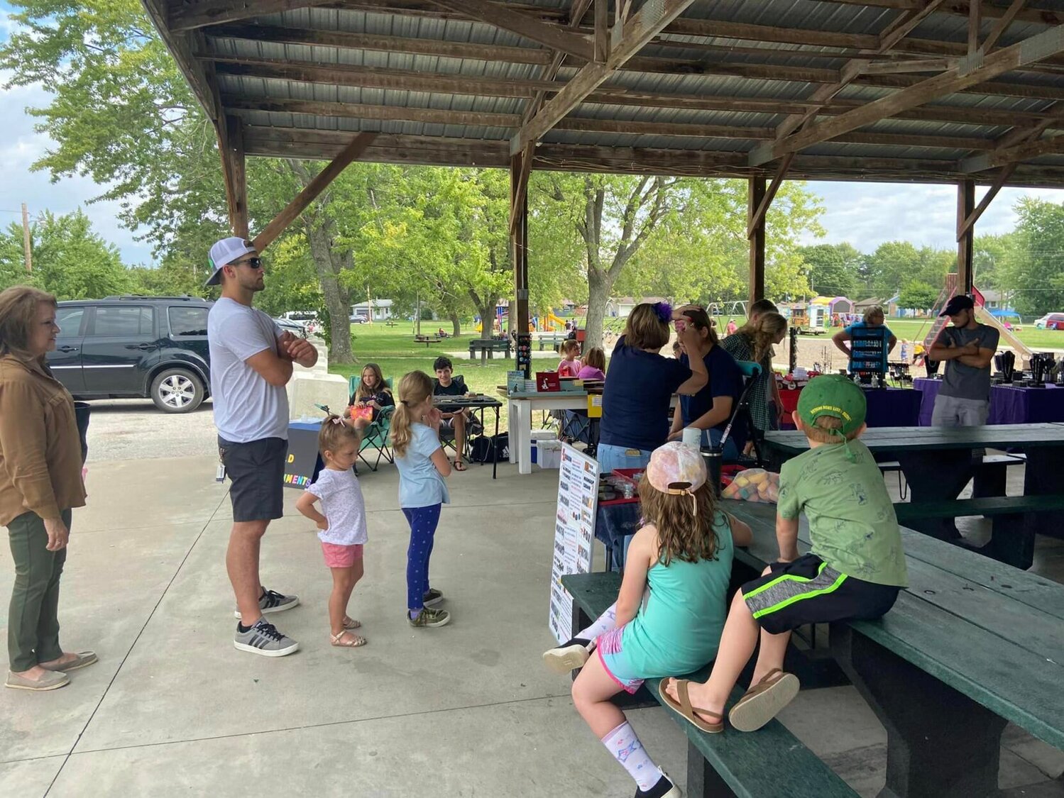 Residents of Rogersville enjoying Market in the Park’s Back to School bash 2022.


Contributed Photo by Bailey Tennis