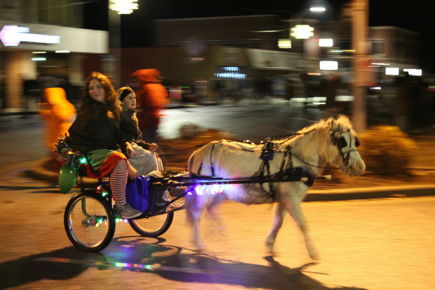 A few of Santa's helpers trotted along at the Marshfield Parade on Dec. 2.


Mail Photo by J.T. Jones
