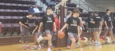 In a true show of class and sportsmanship, the Nixa Eagles donned Logan-Rogersville warmups to honor the fallen Wildcat student-athlete who passed away last week following an ATV accident.


Contributed photo 
