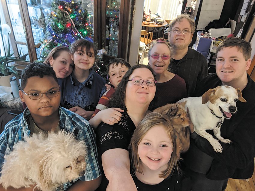 A Girard Christmas with parents Gerald &quot;Teddy&quot; and Terra, children Amanda and Tony (with his wife Lisa), and granchildren Loralei, 14, Greg, 16, Liam, 11, and Sonja, 8 (Photo submitted)