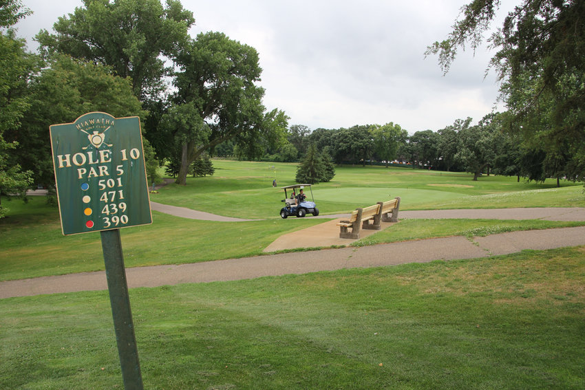 The master plan for the Hiawatha Golf Course changes it to a 9-hole course to allow for a different way of managing water at the site. (Archive photo)