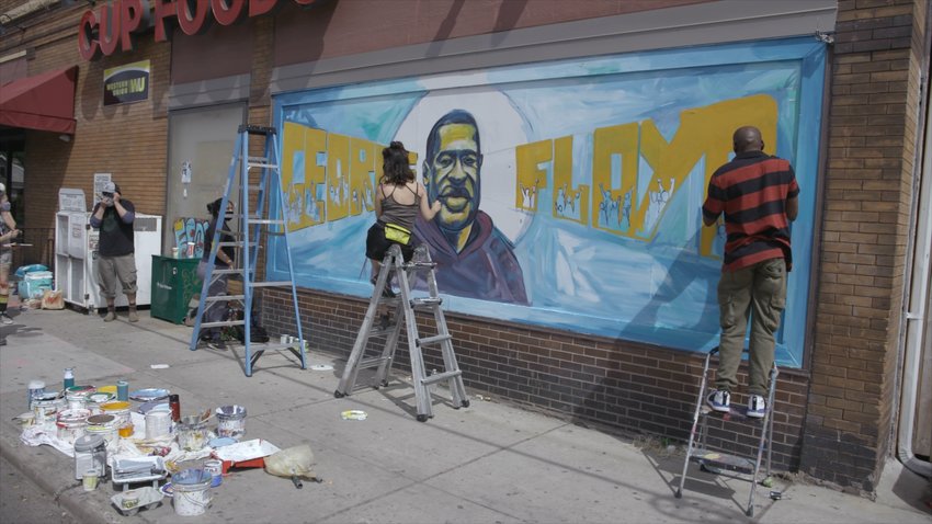Cy Dodson's film includes footage of the mural being painted on the side of Cup Foods &ndash; the mural that is now recognizable across the globe. (Photo submitted)