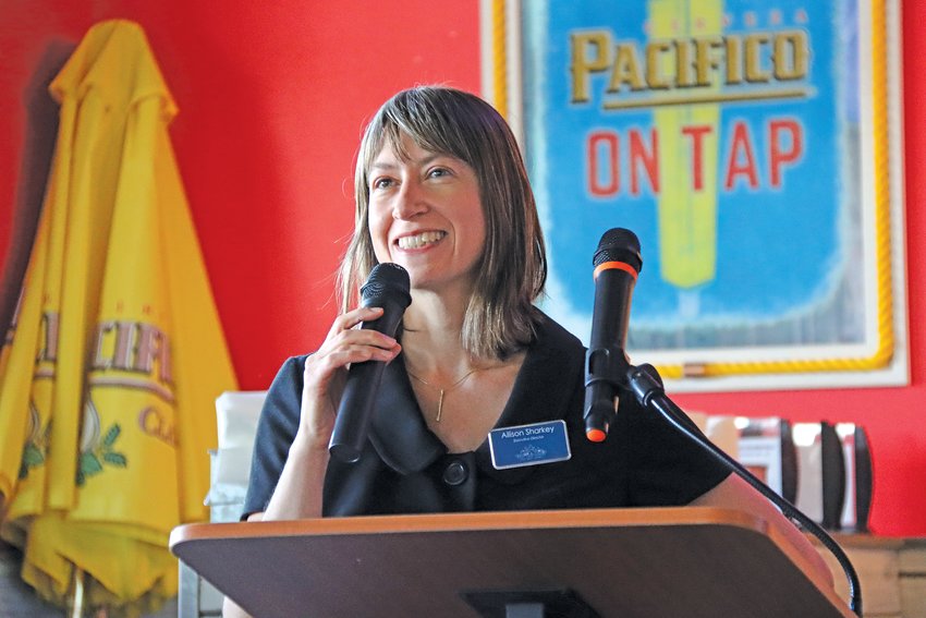Lake Street Council Executive Director Allison Sharkey said, &ldquo;Each of us was called to not only help rebuild our community, but also to help address the deep-seated inequities that got us here.&rdquo;  (Photo by Tesha M. Christensen)